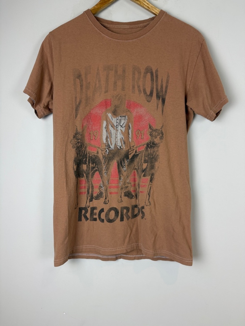 Death Row Records Brown Graphic Tee